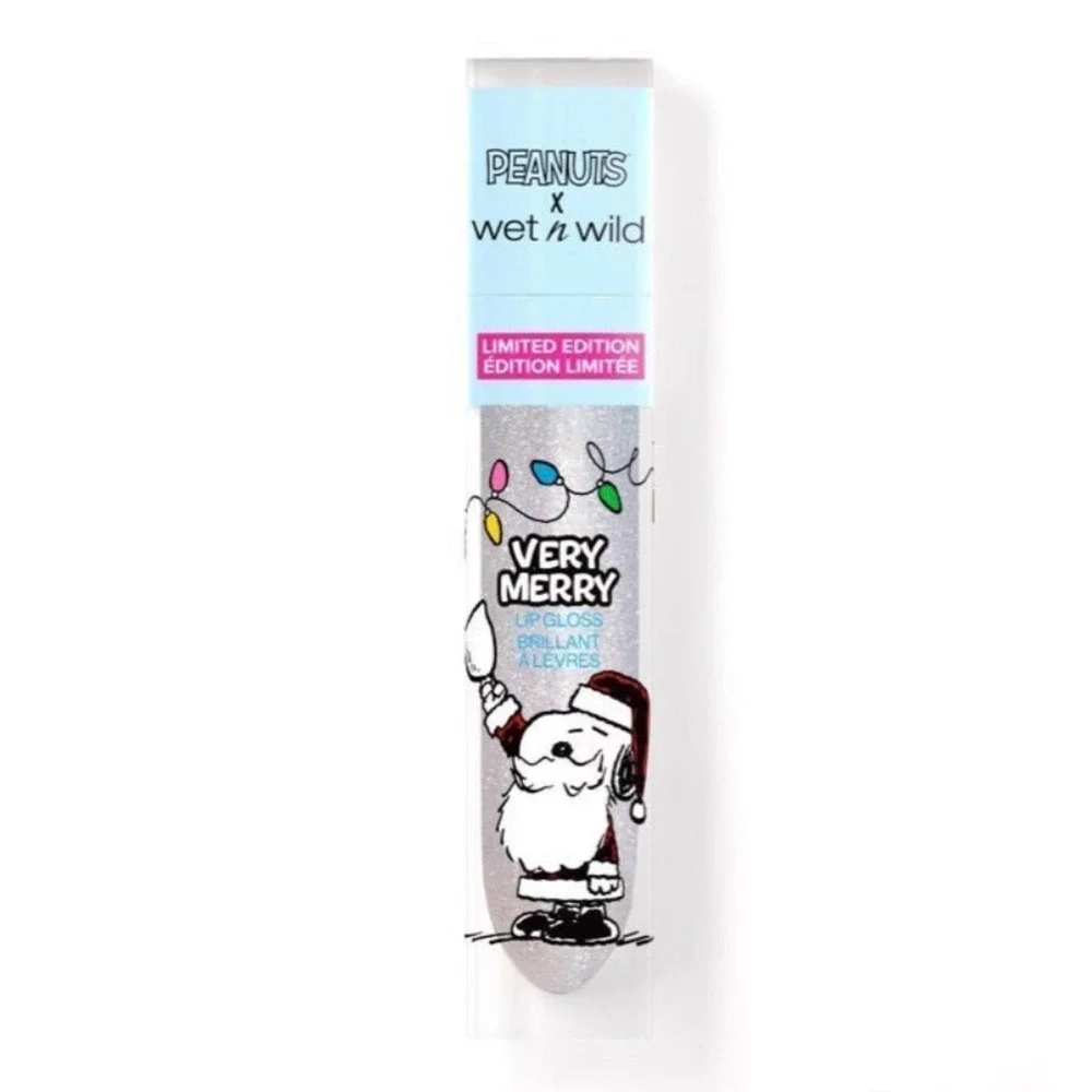 Brand new snoopy limited edition very merry Christmas pageant lipgloss‎